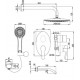 Душевой комплект Lemark Atlantiss LM3222C для ванны и душа
