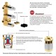 Душевая система Timo Tetra-Thermo, термостатическая, цвет золото матовое, SX-0179/17SM