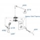 Душевая система WasserKRAFT A171919 , скрытый монтаж, хром