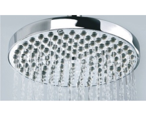 Верхний душ WasserKRAFT A020, Ø200 мм, 1 режим струи, без держателя, хром