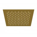 Верхний душ WasserKRAFT A198, 250 х 250 мм, 1 режим струи, без держателя, PVD-покрытие матовое золото