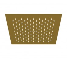 Верхний душ WasserKRAFT A198, 250 х 250 мм, 1 режим струи, без держателя, PVD-покрытие матовое золото