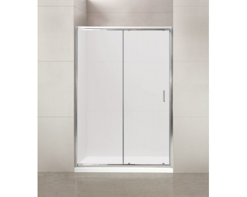 Душевая дверь BelBagno Uno 110 см в нишу, раздвижная, стекло матовое, хром, UNO-BF-1-110-M-Cr