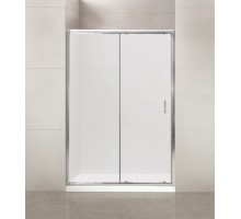 Душевая дверь BelBagno Uno 115 см в нишу, раздвижная, стекло матовое, хром, UNO-BF-1-115-M-Cr