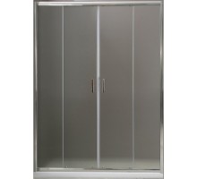 Душевая дверь BelBagno Uno 170 см в нишу, раздвижная, стекло матовое, хром, UNO-BF-2-170-M-Cr