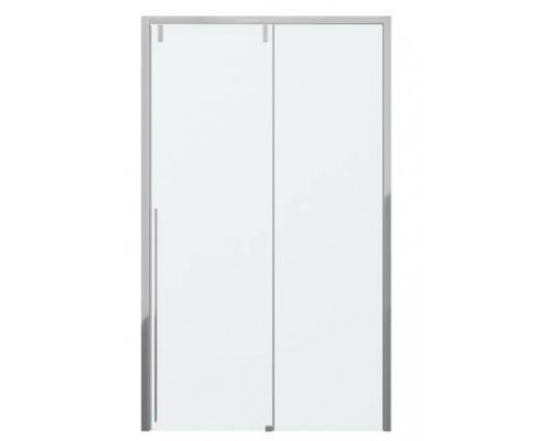 Душевая дверь в нишу Bravat Slim Line BD120.4105A, 120 x 195 см, раздвижная, стекло прозрачное, хром