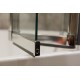 Шторка на ванну Cezares PRATICO-V-5-120/140-P-Cr, стекло рифленое