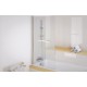 Шторка на ванну Excellent Actima 900 73 см, стекло - прозрачное, профиль - хром Elit-san.ru