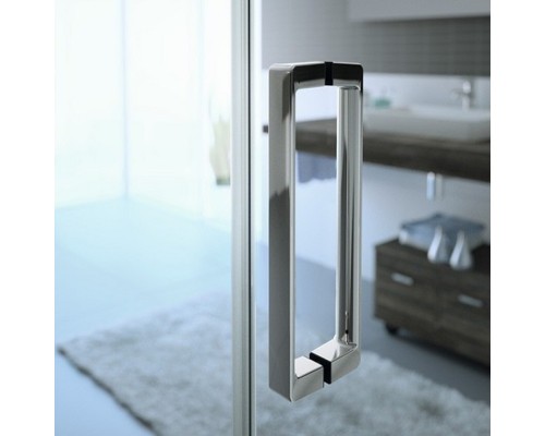 Душевая дверь распашная в нишу Huppe Classic 2 C23206.069.321, стекло прозрачное, профиль блестящее серебро, 100 х 200 см