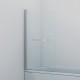 Шторка на ванну Iddis Ray 80 x 140 см распашная, стекло прозрачное, хром, RAY6CS8i90