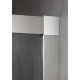 Раздвижная дверь с фиксированной панелью справа Kermi Nica NI L2R 14020 VPK 140 x 200 см в нишу, стекло прозрачное, серебро/глянец