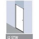 Душевая дверь Kermi Ibiza 2000 I2 STW 100181AK, 100*185 см