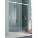 Раздвижная дверь с фиксированной панелью справа Kermi Nica NI L2R 14020 VPK 140 x 200 см в нишу, стекло прозрачное, серебро/глянец