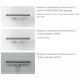Шторка для ванны Ravak PVS1-80, 80 х 140 см, профиль черный, витраж транспарент, 79840300Z1