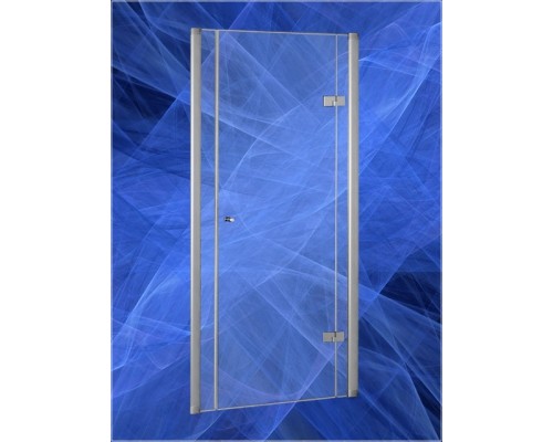 Душевая дверь Vagnerplast левосторонняя/правосторонняя шириной 90 см, дв90 - Анодированный