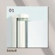 Шторка на ванну Vegas Glass EV Lux 0075 01 ARTDECO D1, профиль - белый, стекло – Artdeco D1, 75*150,5 см