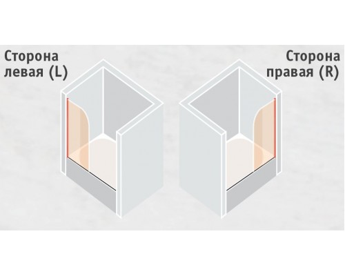 Шторка на ванну Vegas Glass EV Lux 0075 08 ARTDECO D1, профиль - глянцевый хром, стекло – Artdeco D1, 75*150,5 см