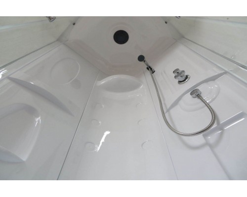 Душевая кабина Royal Bath RB90HK1-M 90 x 90 см, двери матовые, профиль белый