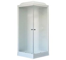 Душевая кабина Royal Bath RB80HP4-MM, 80x80 см, стекло матовое, профиль белый