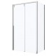 Душевой уголок Bravat Slim Line BS120.3104A, 120 x 80 x 195 см, двери раздвижные, стекло прозрачное, хром