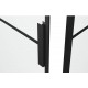 Душевой уголок Bravat Black Line BS090.2115B, 90 x 90 х 195 см, двери распашные, стекло прозрачное, черный