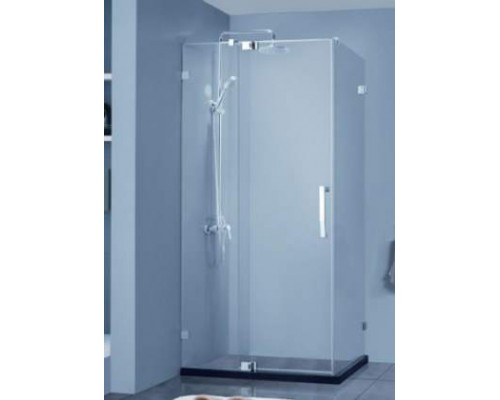 Душевой уголок Bravat Riffle BS090.2114A, 90 x 90 х 200 см, двери распашные, стекло прозрачное, хром