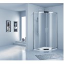 Душевой уголок Bravat Stream BS090.1203S, 90 x 90 x 200 см, двери раздвижные, стекло прозрачное, хром