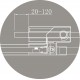 Душевой уголок Cezares Slider-AH-1-90/100-100-C-Cr, 100 x 90 см, стекло прозрачное