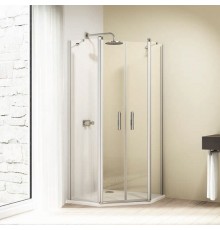 Душевой уголок Huppe Design elegance 8E1803, 90 х 90 см, стекло прозрачное