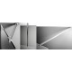 Душевой уголок Jacob Delafon Contra Walk In, 110 см, профиль черный, стекло прозрачное, E22W100-BLV