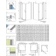 Душевой уголок Radaway Almatea KDJ 90 х 90 х 195 см, стекло прозрачное, профиль хром, L/R