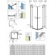Душевой уголок Radaway Arta KDD II, 100 х 100 см, стекло прозрачное