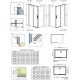 Душевой уголок Radaway Idea KDJ 160 x 75 правый, стекло прозрачное