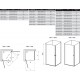 Душевой уголок Ravak Chrome CRV1+CRV1, 80 x 80 см, профиль сатин, витраж транспарент, 1QV40U01Z1/1QV40U01Z1