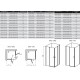 Душевой уголок Ravak Chrome CRV2+CRV2, 80 x 80 см, профиль блестящий, витраж транспарент, 1QV40C00Z1/1QV40C00Z1