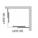 Душевая шторка Relax New Hadis-A 0137230100 SX, 90 х 90 х 185 см левая, стекло прозрачное