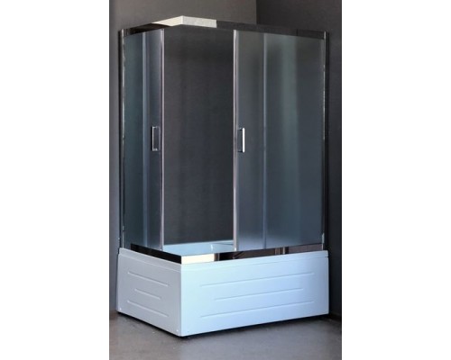 Душевой уголок Royal Bath RB8120BP-C-CH-L/R, 120 х 80 х 200 см, стекло матовое