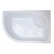 Душевой уголок Royal Bath RB8120BK-C-L/R 120 х 80 x 198 см, стекло матовое, профиль белый