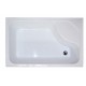 Душевой уголок Royal Bath RB8100BP-C-L/R, 100 х 80 х 200 см, стекло матовое, профиль белый