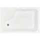Душевой уголок Royal Bath BP, 120 х 80 х 200 см, стекло прозрачное, профиль черный, RB8120ВP-T-BL/R