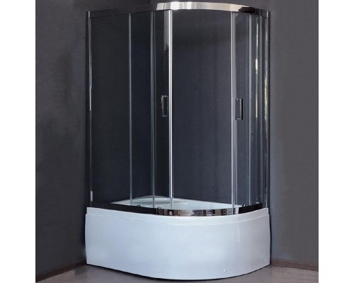 Душевое ограждение Royal Bath RB-L-3001-3, 120 х 80 см, стекло прозрачное