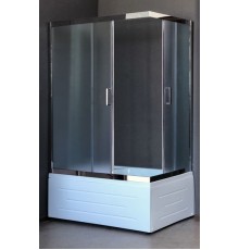 Душевой уголок Royal Bath RB8100BP-C-CH L/R, 100 х 80 х 200 см, стекло матовое