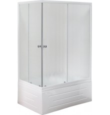 Душевой уголок Royal Bath RB8100BP-C-R, 100 х 80 х 200 см, стекло матовое