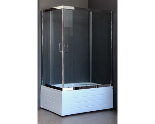 Душевой уголок Royal Bath RB8100BP-T-CH L/R, 100 х 80 х 200 см, стекло прозрачное RB8100BP-T-CH-R