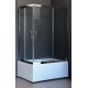 Душевой уголок Royal Bath RB8100BP-T-CH L/R, 100 х 80 х 200 см, стекло прозрачное RB8100BP-T-CH-R