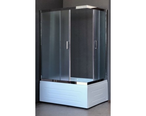 Душевой уголок Royal Bath RB8120BP-C-CH-L/R, 120 х 80 х 200 см, стекло матовое