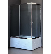 Душевой уголок Royal Bath RB8120BP-T-CH L/R, 120 х 80 х 200 см, стекло прозрачное