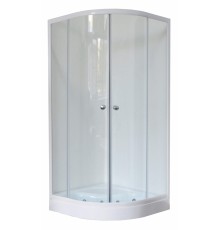 Душевой уголок Royal Bath RB90HK-T 90 х 90 x 198 см, стекло прозрачное, профиль белый
