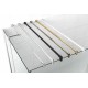 Душевой уголок Vegas Glass AFP-Fis, 80 x 80 x 190 см, профиль белый, стекло сатин