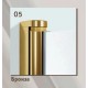 Душевой уголок Vegas Glass  2GPS Lux, 90 x 80 см, профиль бронза, стекло бронзовое